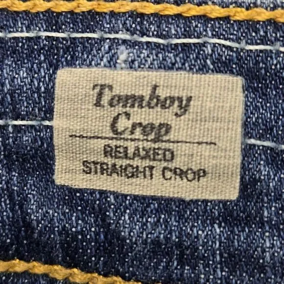 Adriano Goldschmied Jeans Women's Size 30 Tomboy Crop Relaxed Straight Capri Low - Picture 8 of 10